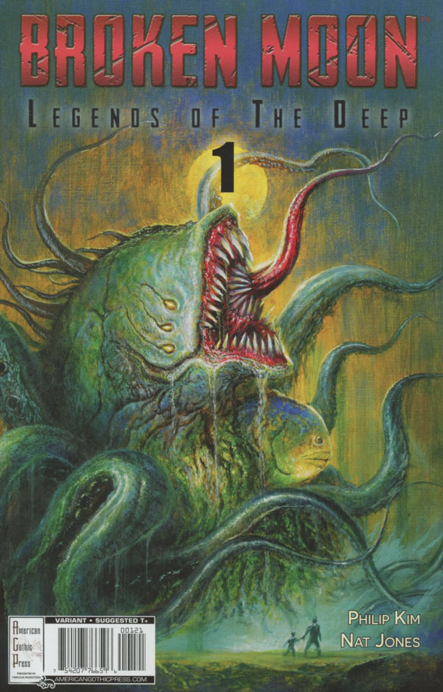 Famous Monsters Presents Broken Moon Legends Of The Deep #1 Cover B Incentive Variant Cover