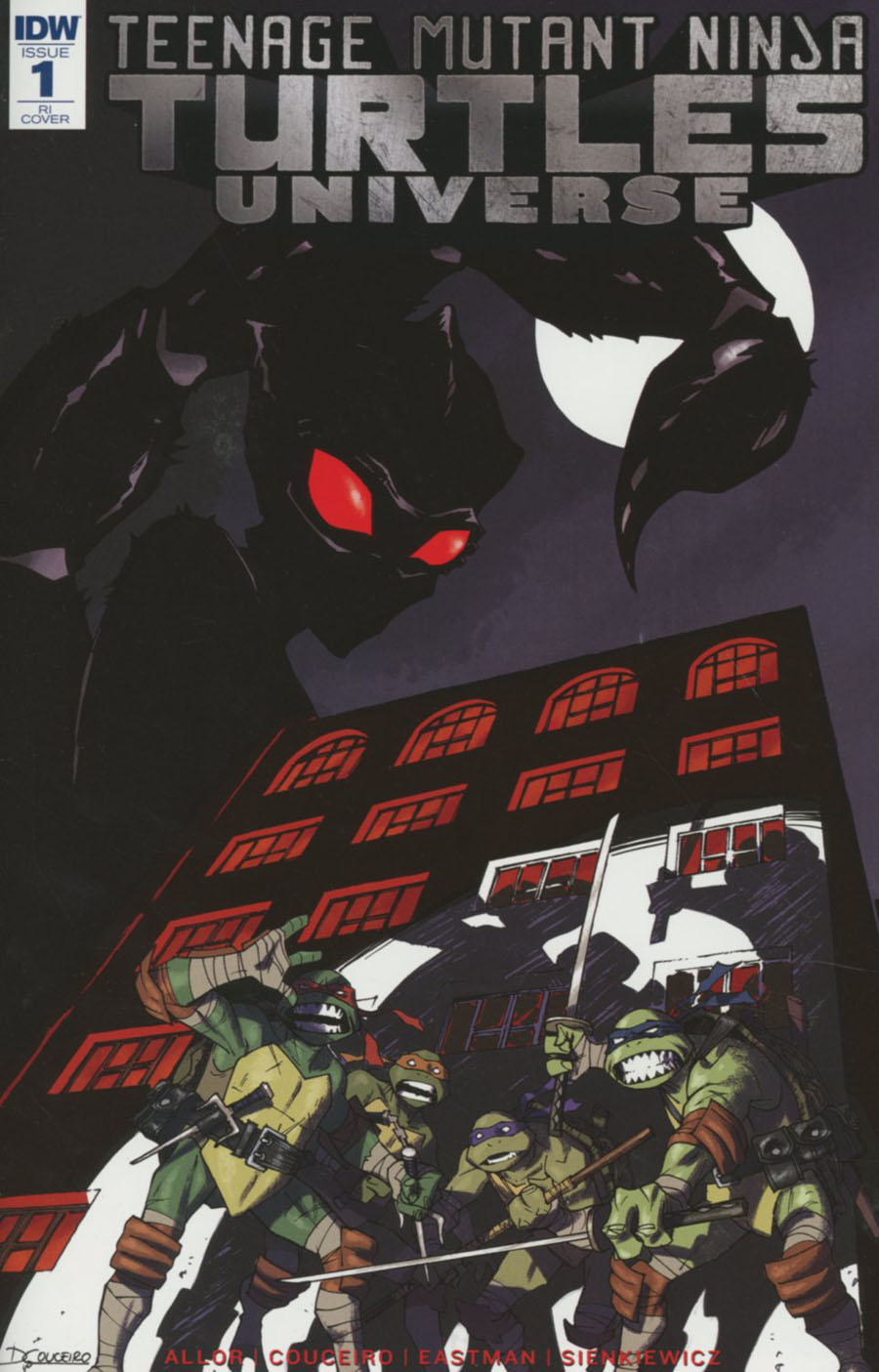 Teenage Mutant Ninja Turtles Universe #1 Cover D Incentive Damian Couceiro Variant Cover
