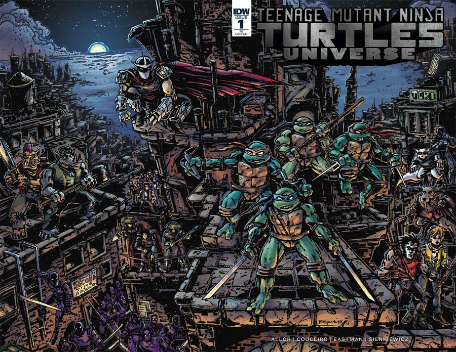 Teenage Mutant Ninja Turtles Universe #1 Cover E Incentive Kevin Eastman Variant Cover