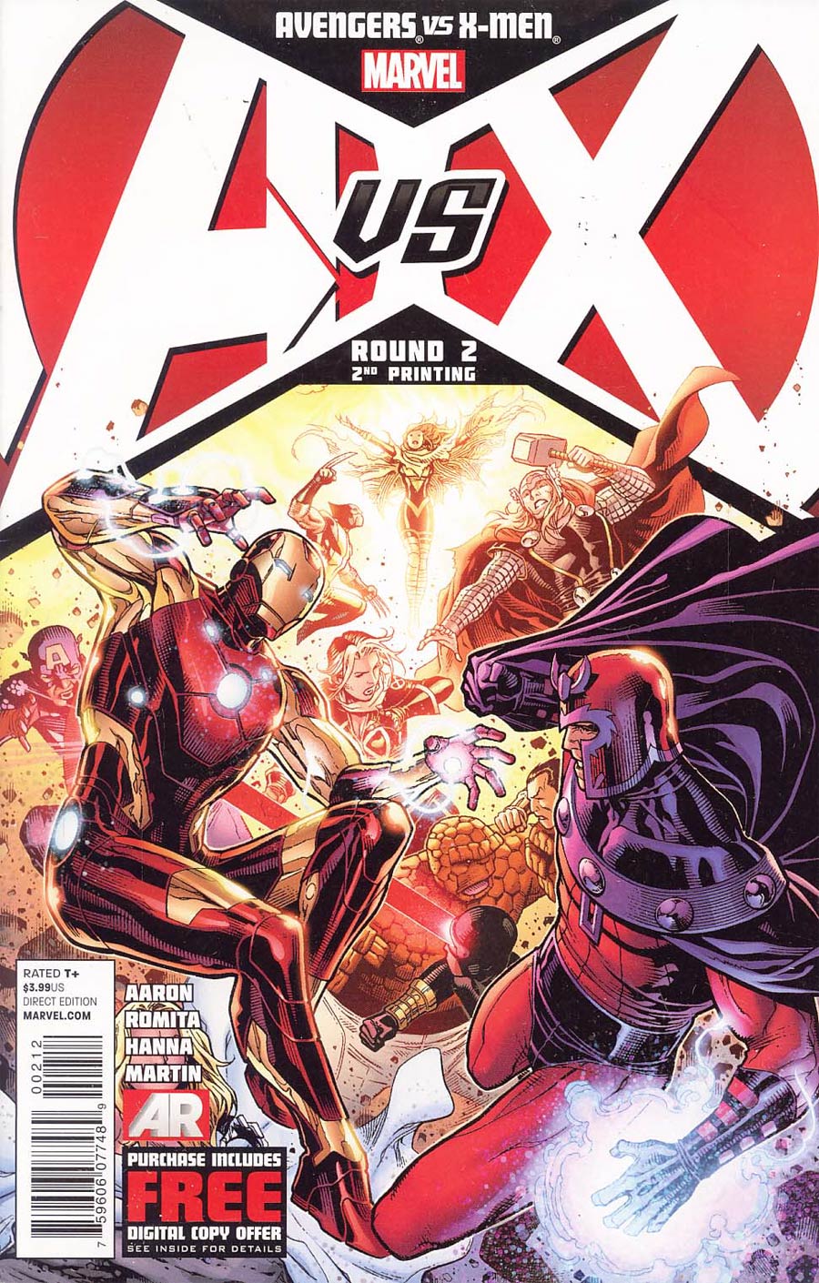 Avengers vs X-Men #2 Cover H 2nd Ptg