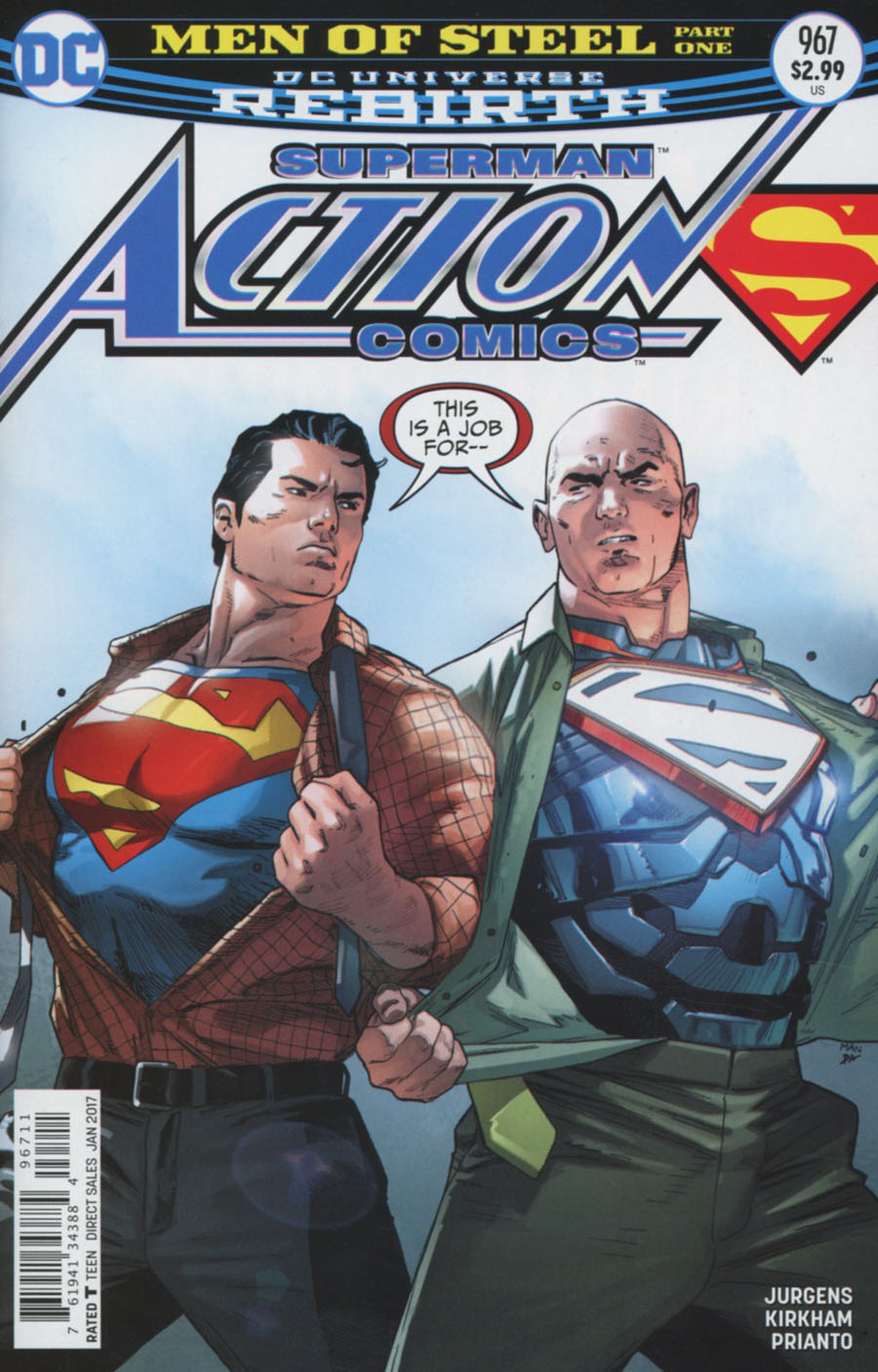 Action Comics Vol 2 #967 Cover A Regular Clay Mann Cover