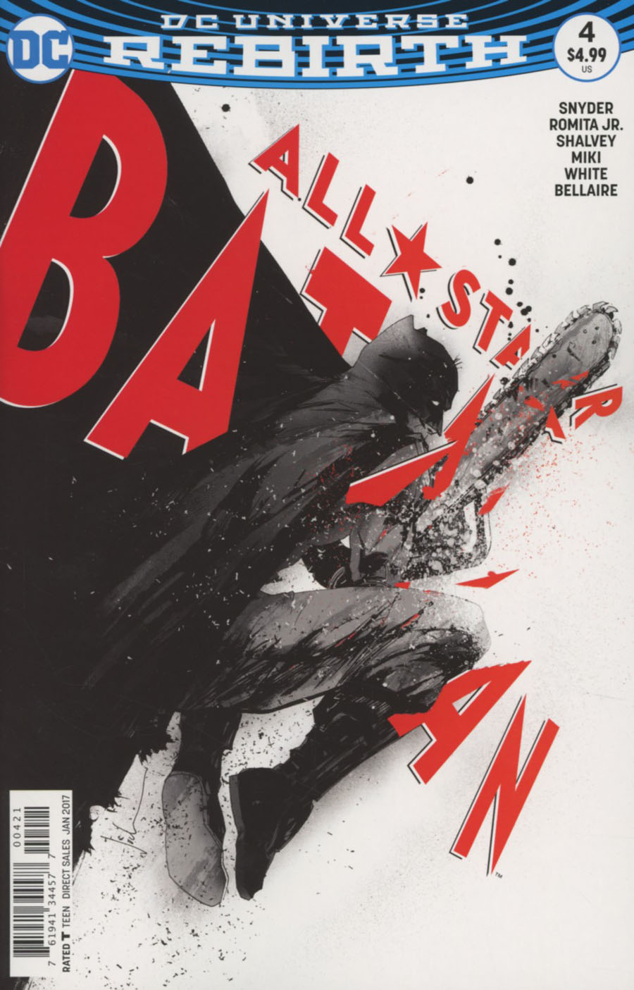 All-Star Batman #4 Cover B Variant Jock Cover