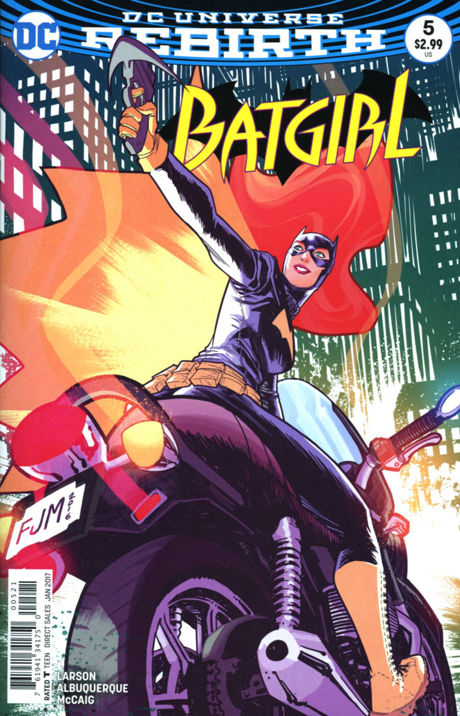Batgirl Vol 5 #5 Cover B Variant Francis Manapul Cover