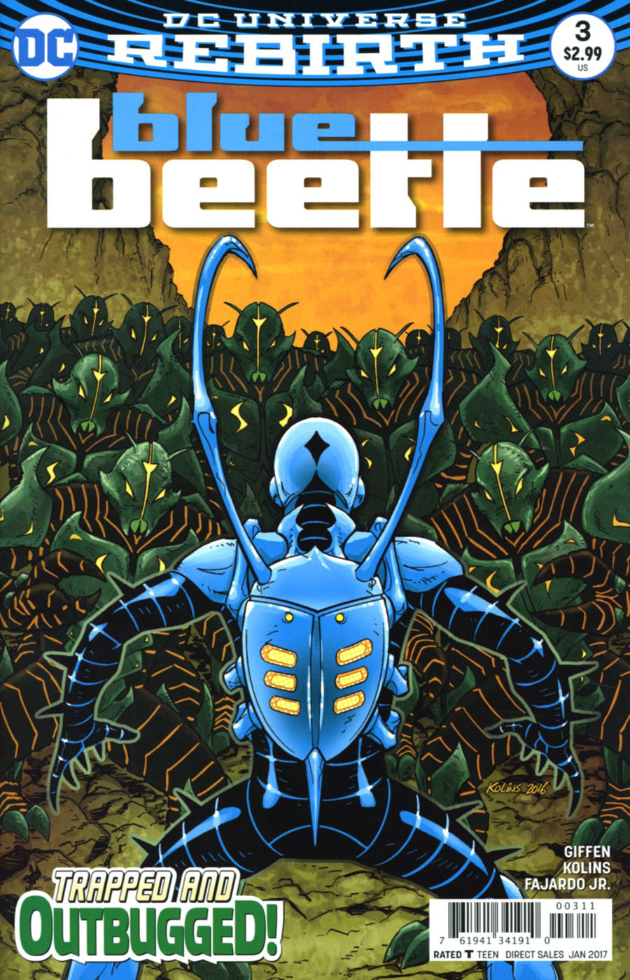 Blue Beetle (DC) Vol 4 #3 Cover A Regular Scott Kolins Cover