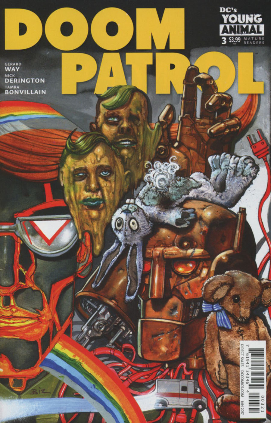 Doom Patrol Vol 6 #3 Cover B Variant Simon Bisley Cover