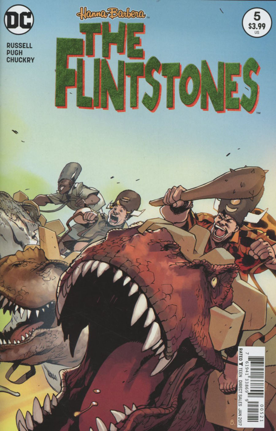 Flintstones (DC) #5 Cover B Variant Bengal Cover