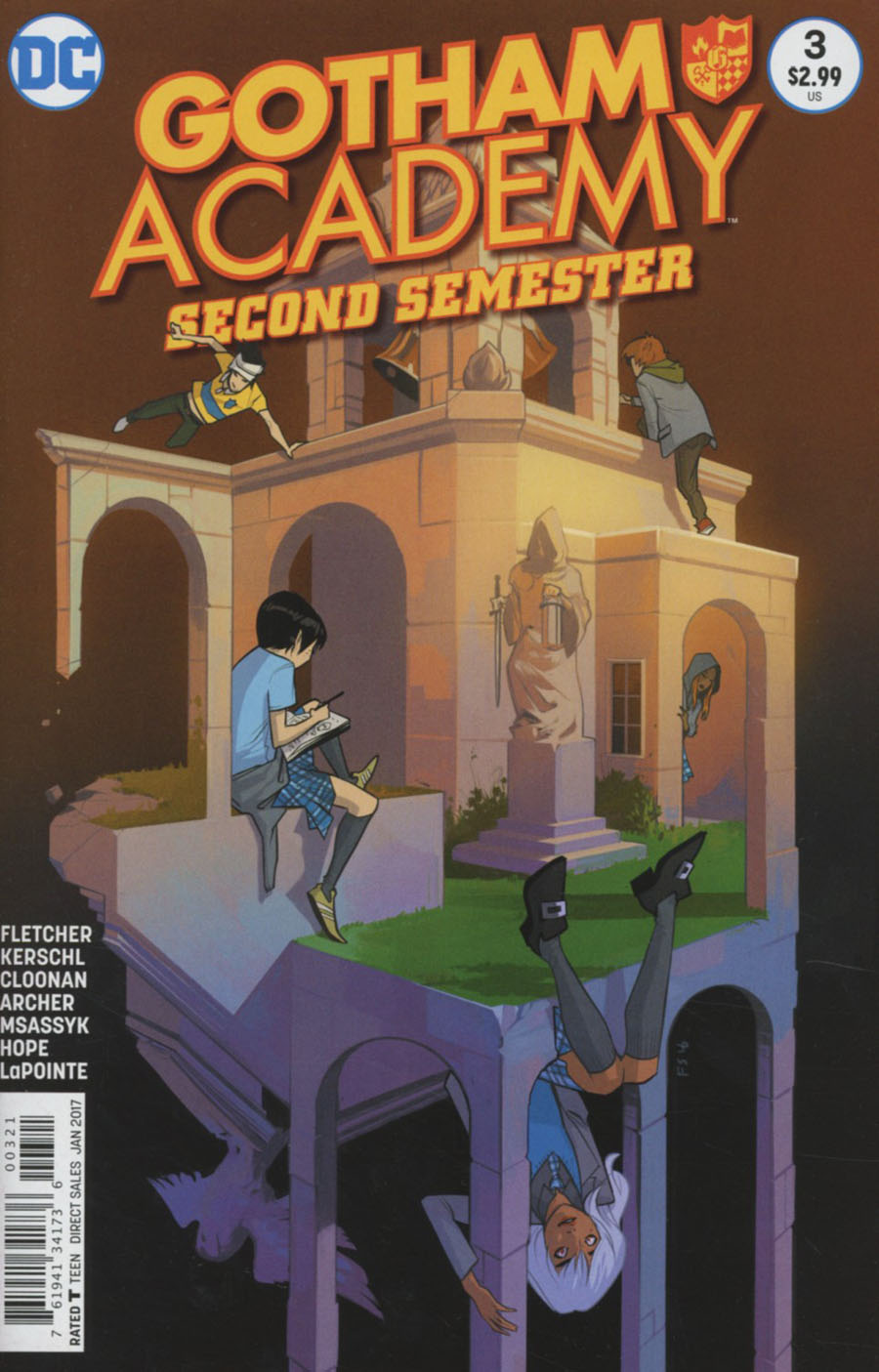Gotham Academy Second Semester #3 Cover B Variant Fiona Staples Cover
