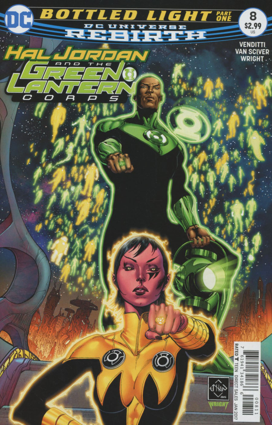 Hal Jordan And The Green Lantern Corps #8 Cover A Regular Ethan Van Sciver & Jason Wright Cover