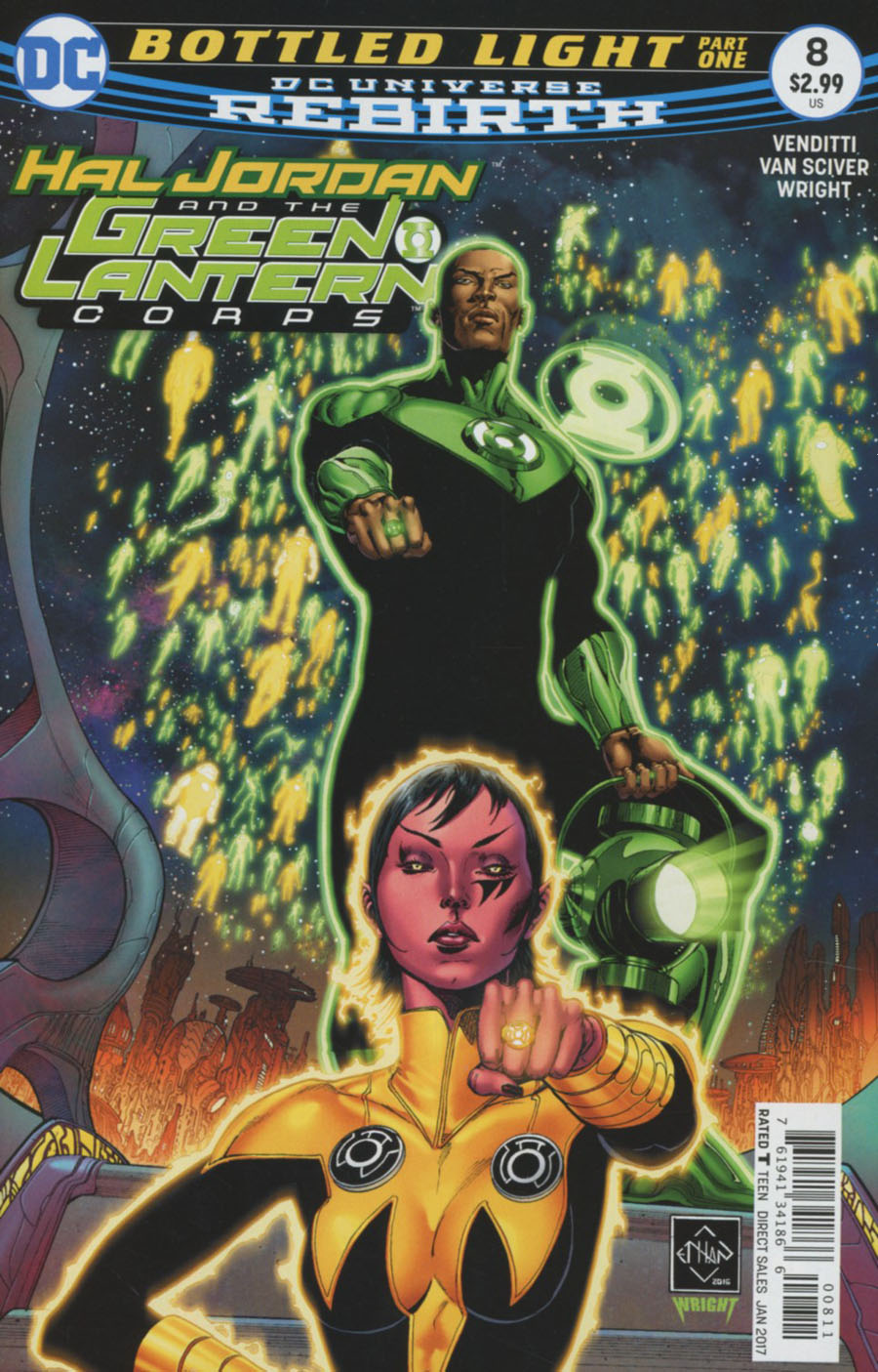 Hal Jordan And The Green Lantern Corps #8 Cover A Regular Ethan Van Sciver & Jason Wright Cover