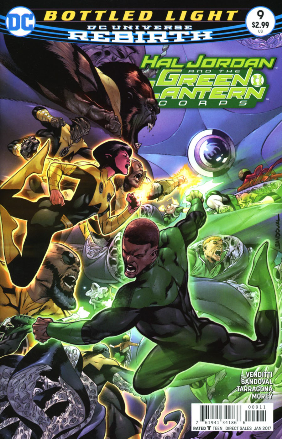 Hal Jordan And The Green Lantern Corps #9 Cover A Regular Rafa Sandoval & Jordi Tarragona Cover