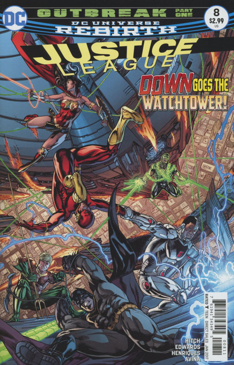 Justice League Vol 3 #8 Cover A Regular Fernando Pasarin & Matt Ryan Cover