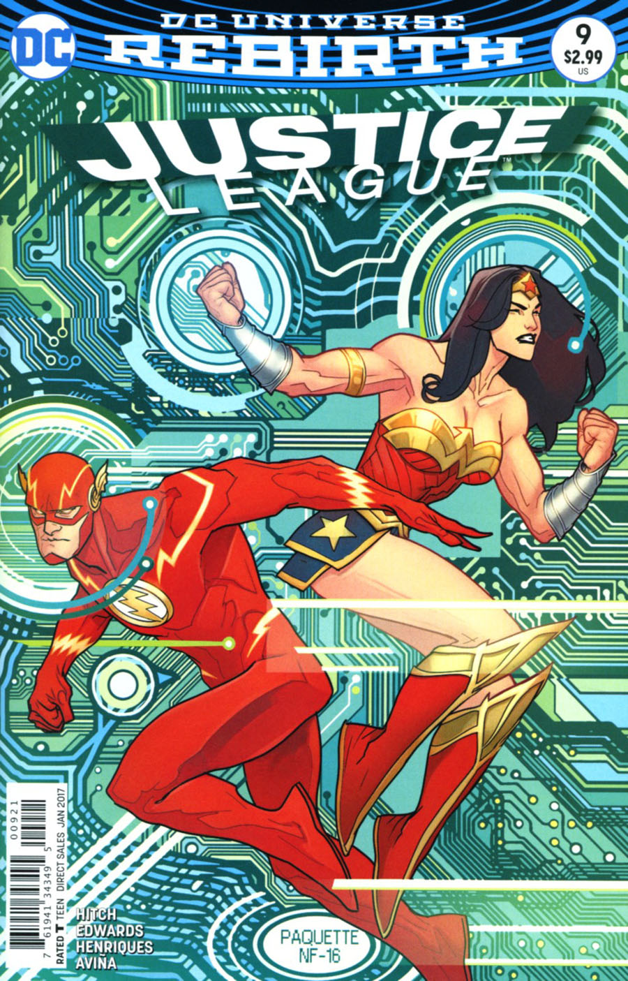 Justice League Vol 3 #9 Cover B Variant Yanick Paquette Cover