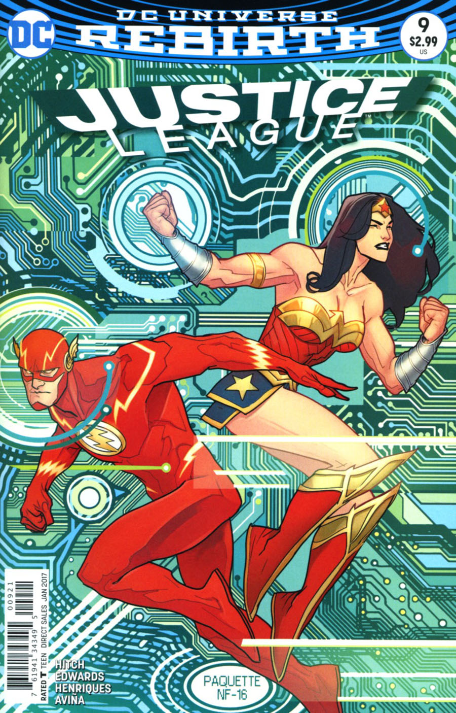 Justice League Vol 3 #9 Cover B Variant Yanick Paquette Cover