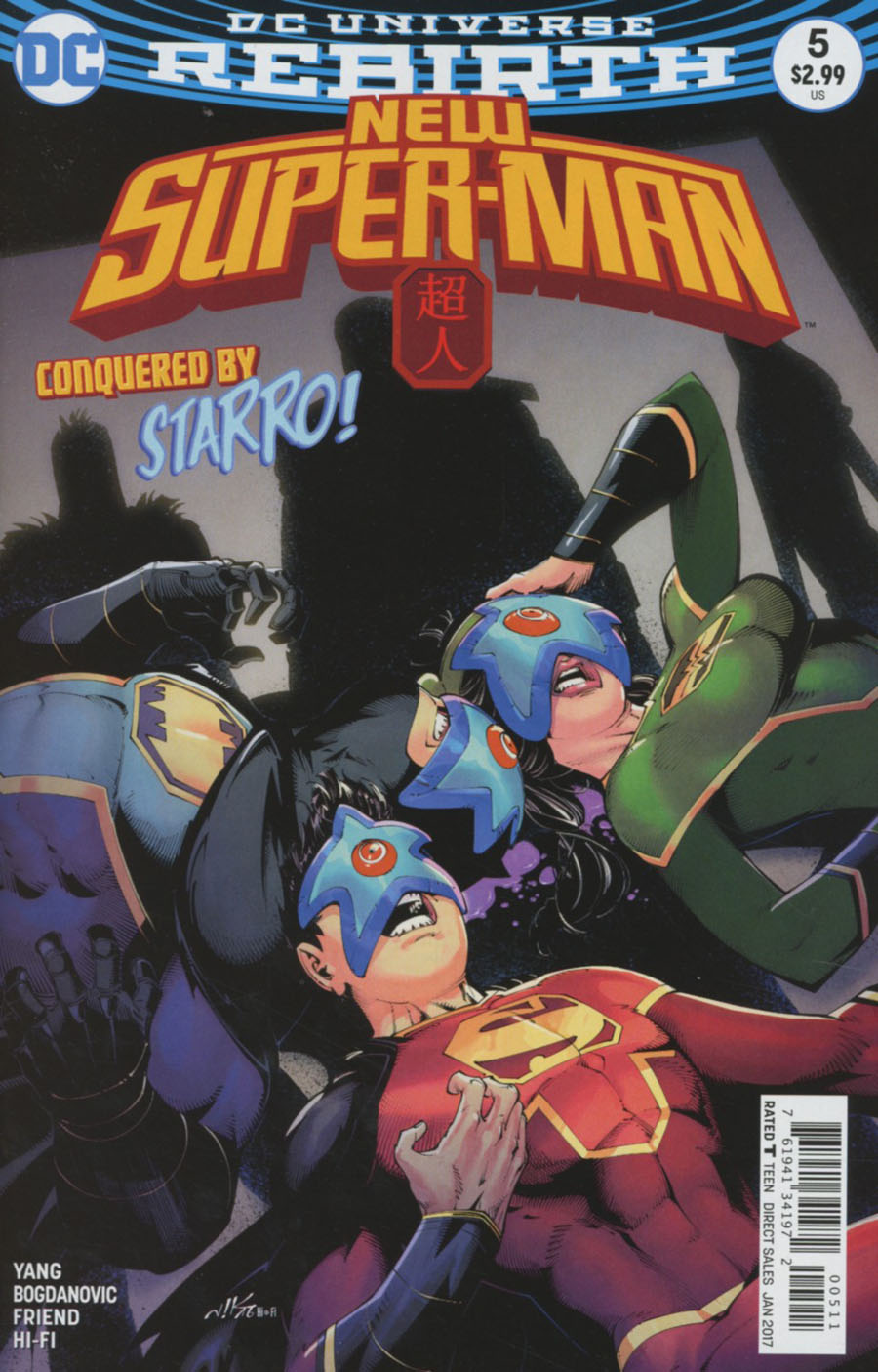 New Super-Man #5 Cover A Regular Viktor Bogdanovic Cover