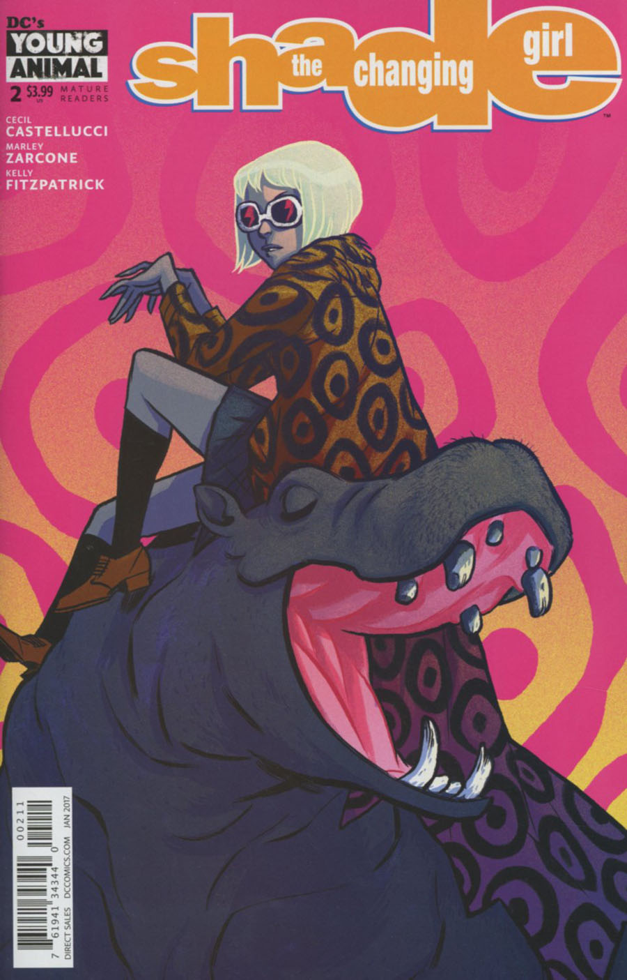 Shade The Changing Girl #2 Cover A Regular Becky Cloonan Cover