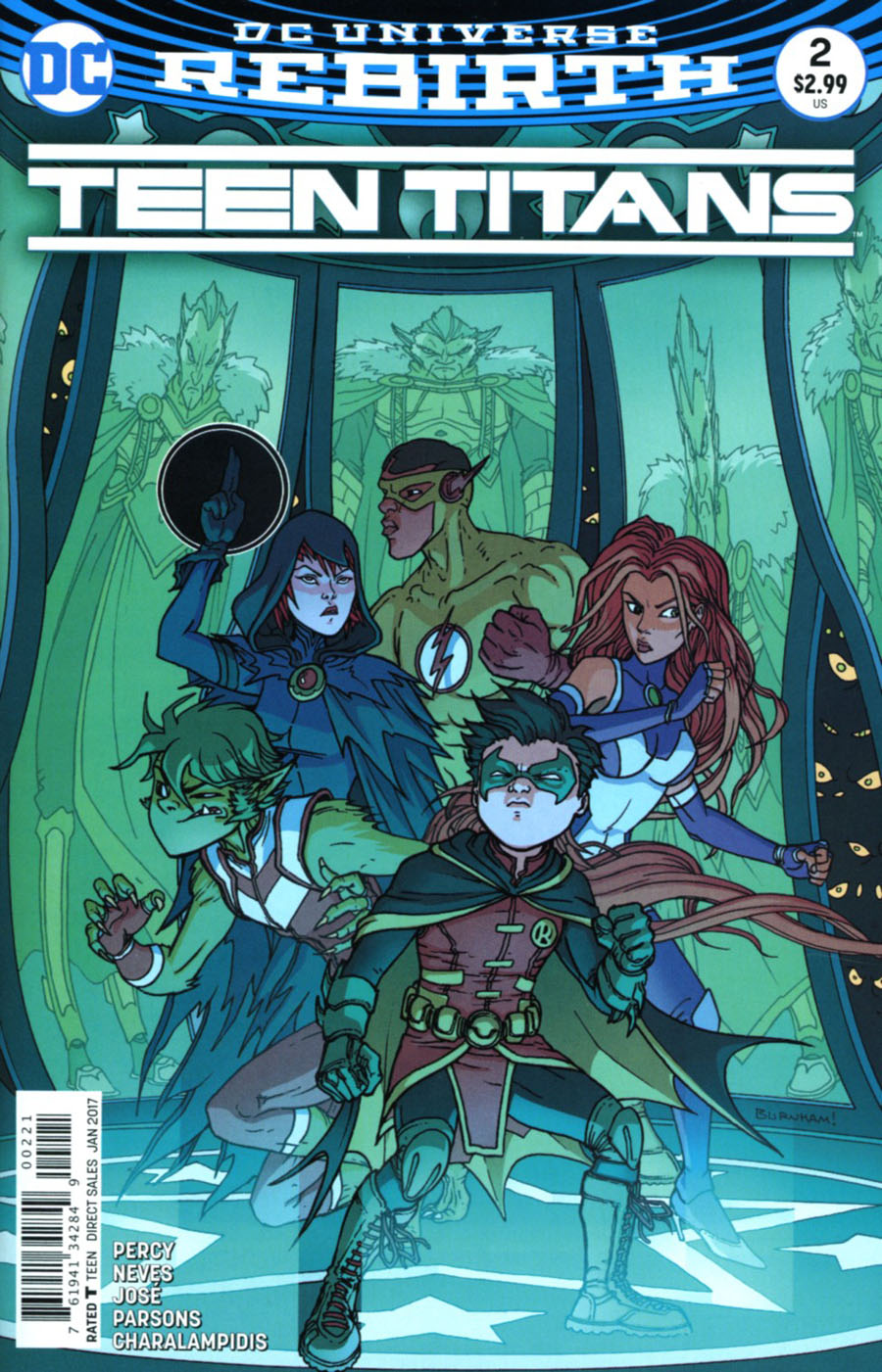 Teen Titans Vol 6 #2 Cover B Variant Chris Burnham Cover