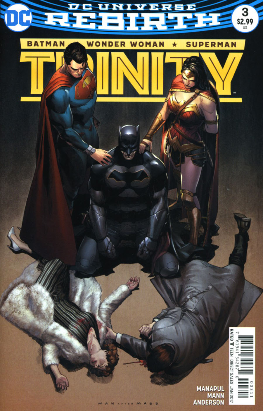 Trinity Vol 2 #3 Cover A Regular Clay Mann Cover