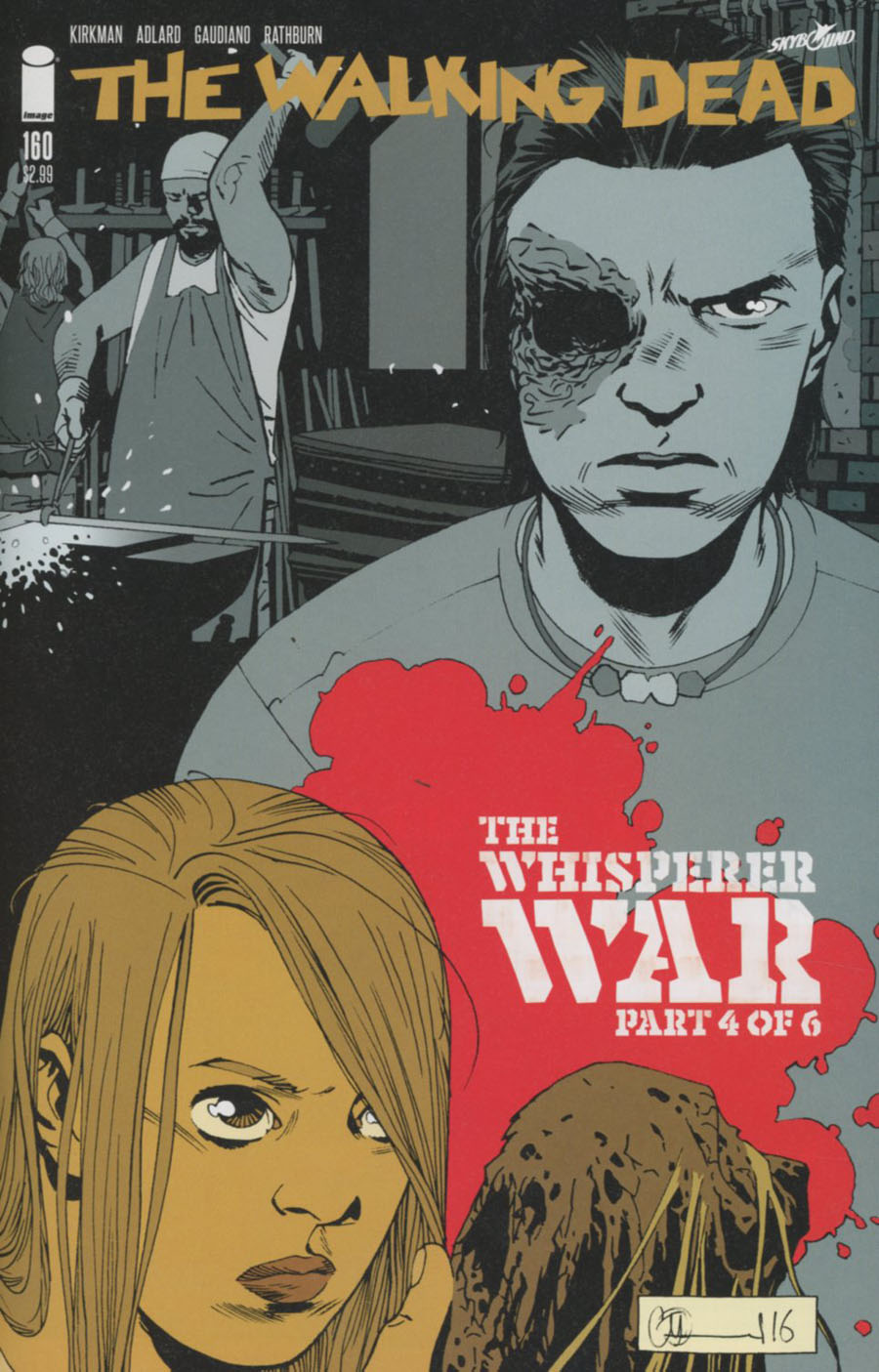 Walking Dead #160 Cover A Charlie Adlard & Dave Stewart