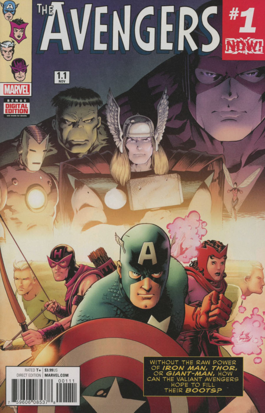 Avengers Vol 6 #1.1 Cover A 1st Ptg Regular Barry Kitson Cover (Marvel Now Tie-In)
