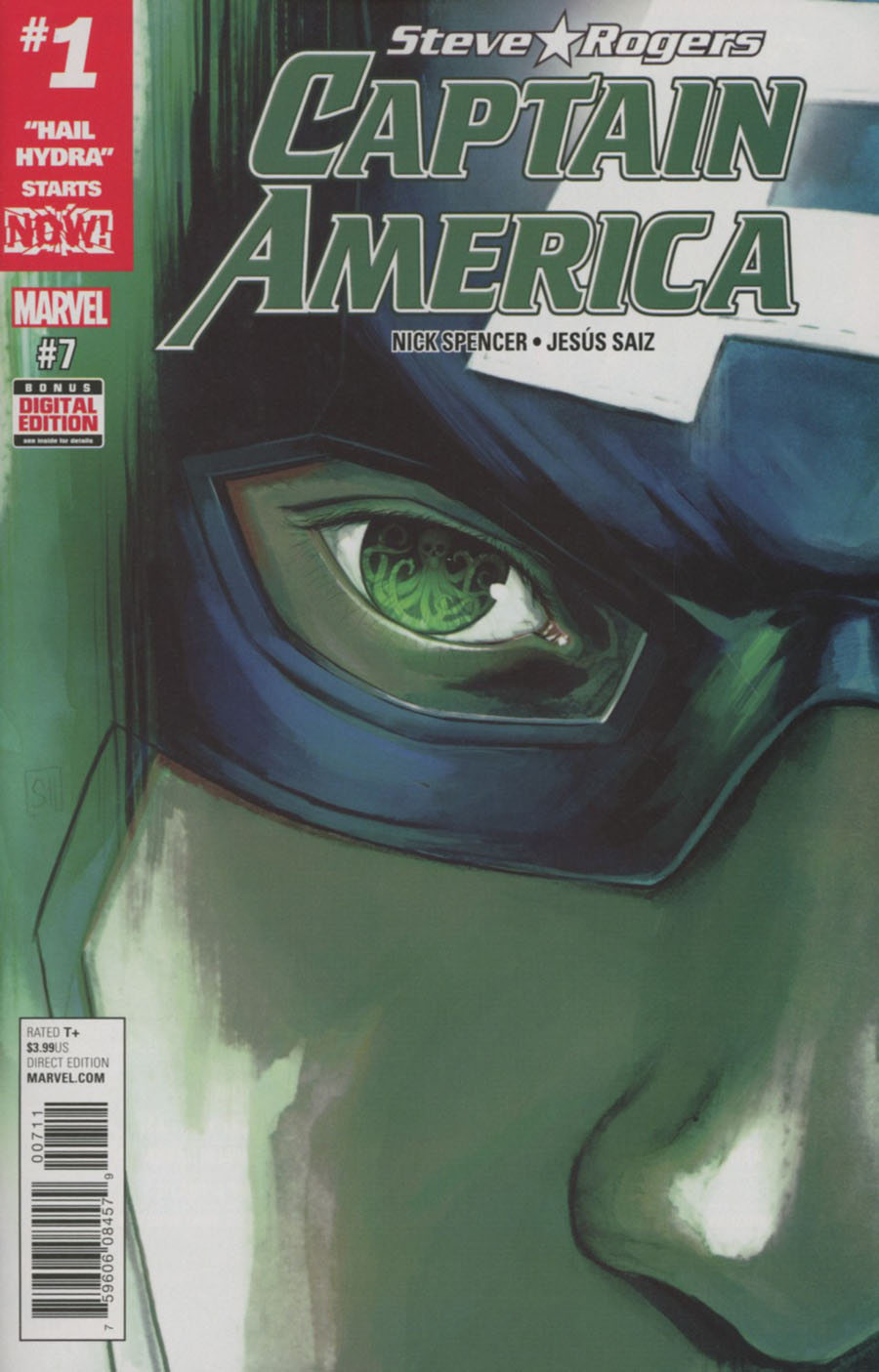 Captain America Steve Rogers #7 Cover A 1st Ptg Regular Stephanie Hans Cover (Marvel Now Tie-In)
