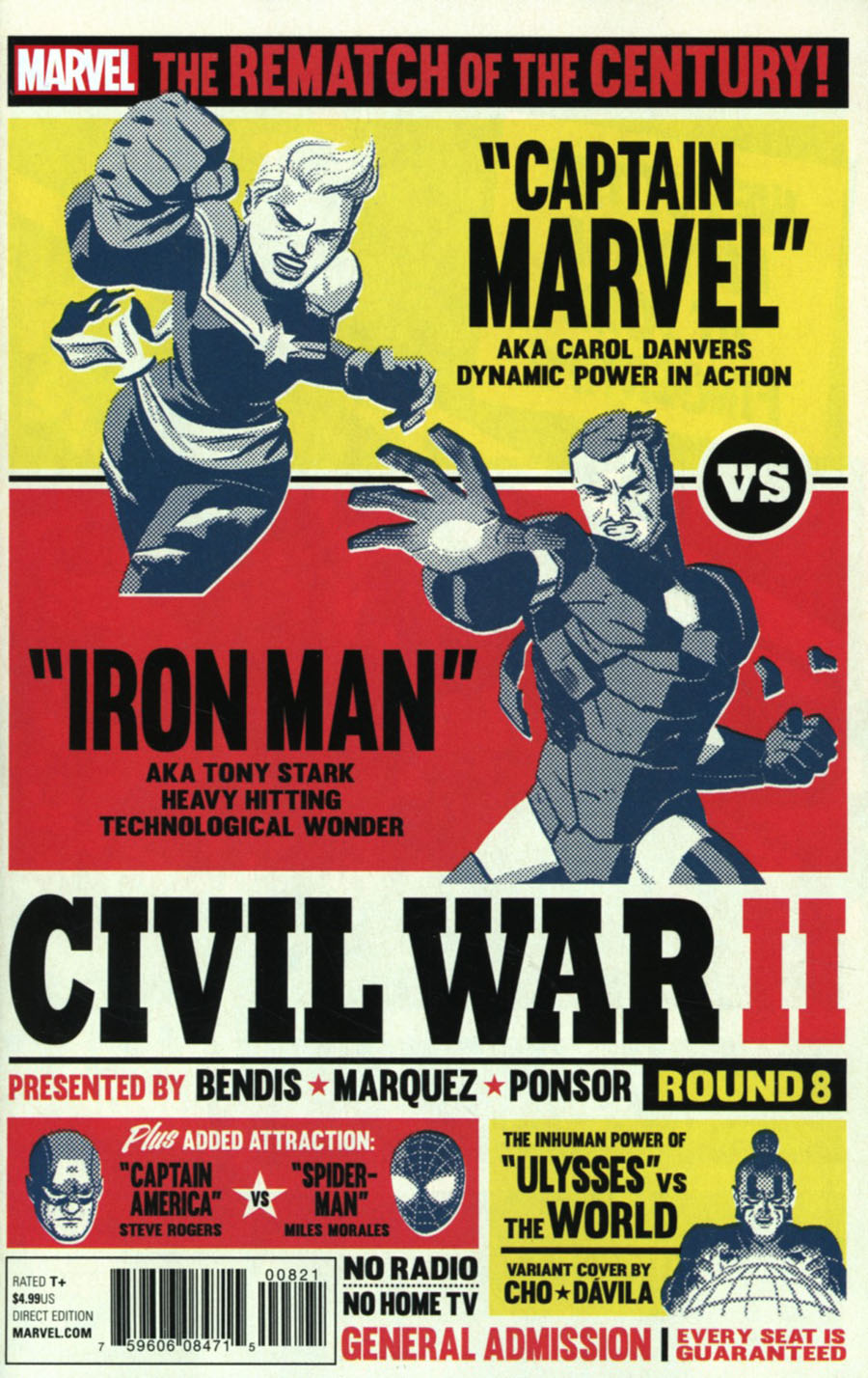 Civil War II #8 Cover B Variant Michael Cho Cover