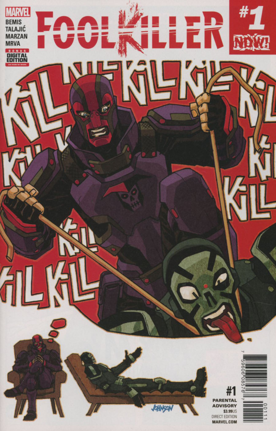 Foolkiller Vol 3 #1 Cover A 1st Ptg Regular Dave Johnson Cover (Marvel Now Tie-In)