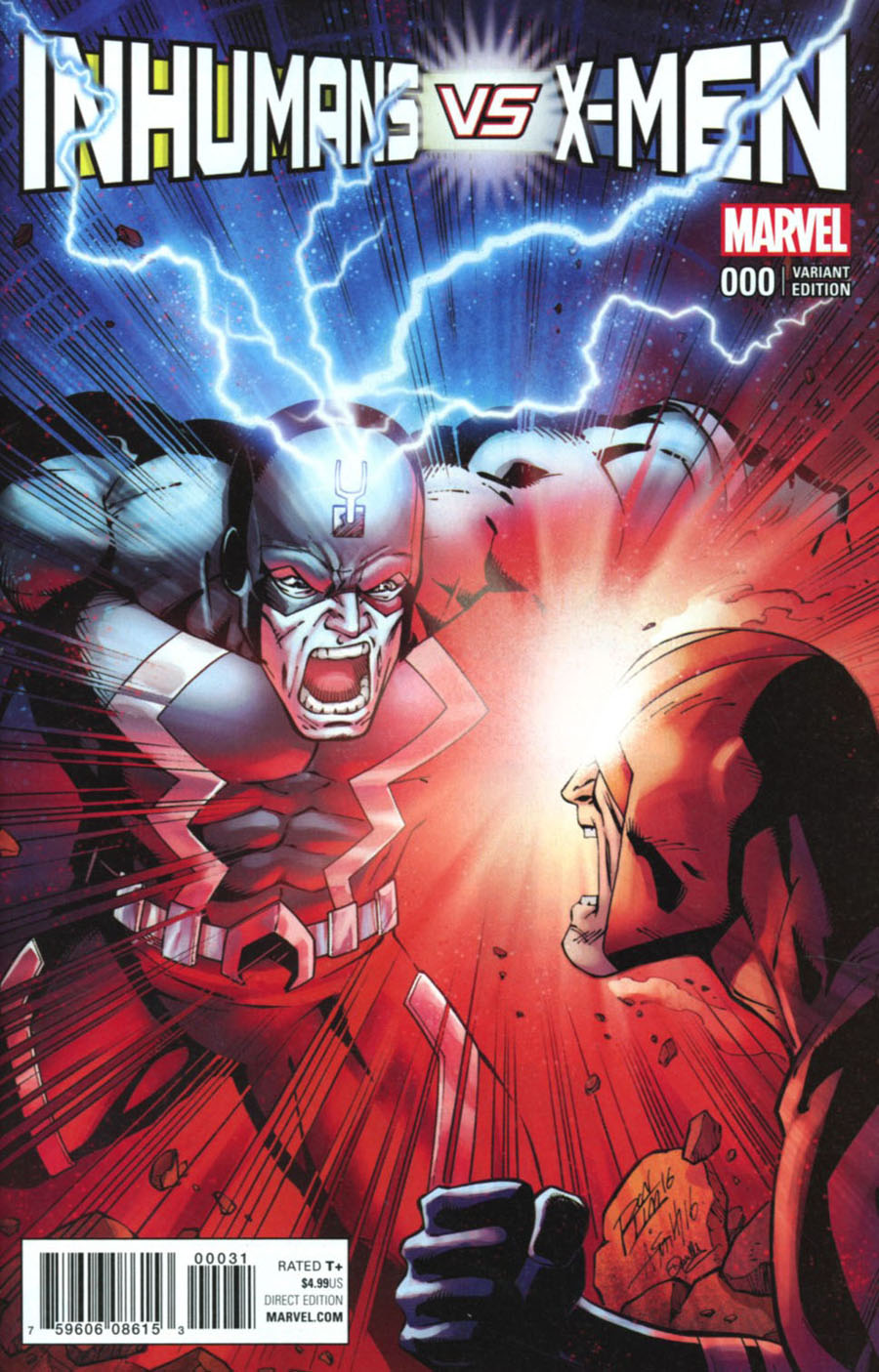 Inhumans vs X-Men #0 Cover C Variant Ron Lim Cover