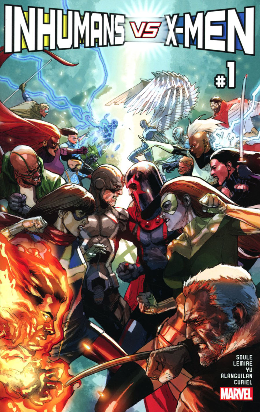 Inhumans vs X-Men #1 Cover A Regular Leinil Francis Yu Cover
