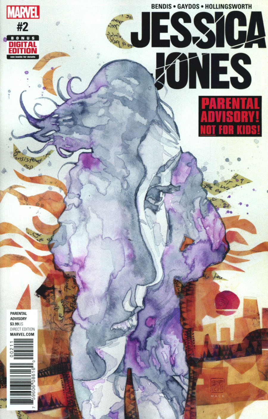 Jessica Jones #2 Cover A 1st Ptg Regular David Mack Cover