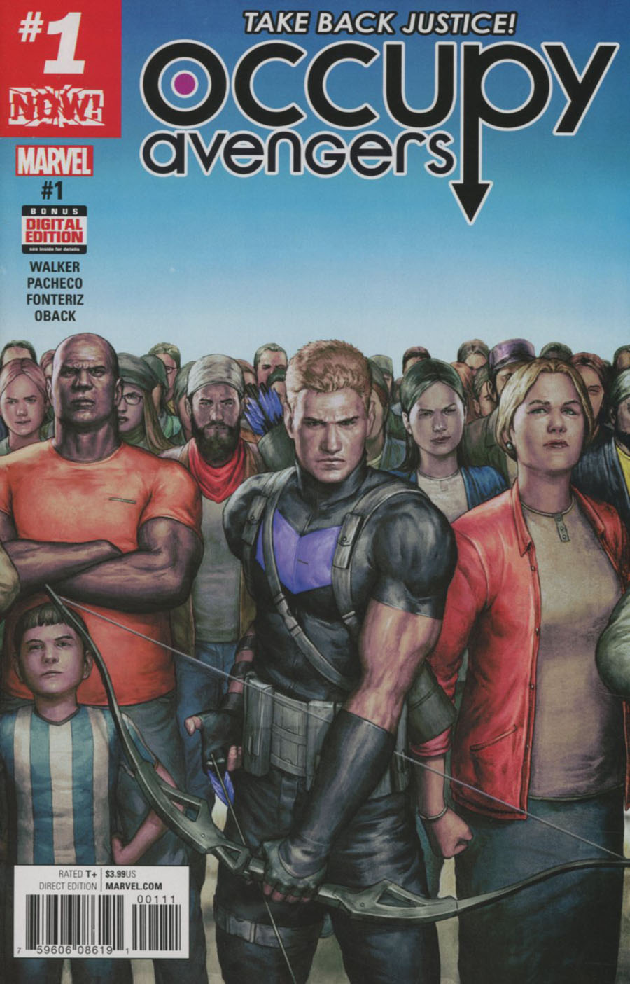 Occupy Avengers #1 Cover A 1st Ptg Regular Agustin Alessio Cover (Marvel Now Tie-In)