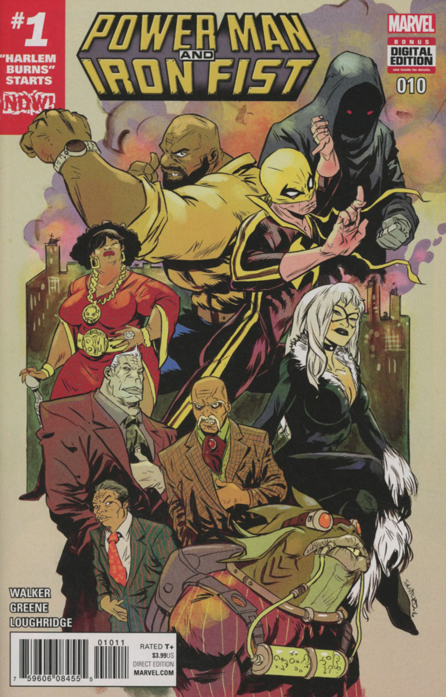 Power Man And Iron Fist Vol 3 #10 Cover A Regular Sanford Greene Cover (Marvel Now Tie-In)