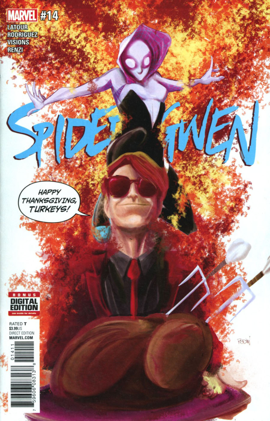Spider-Gwen Vol 2 #14 Cover A Regular Robbi Rodriguez Cover