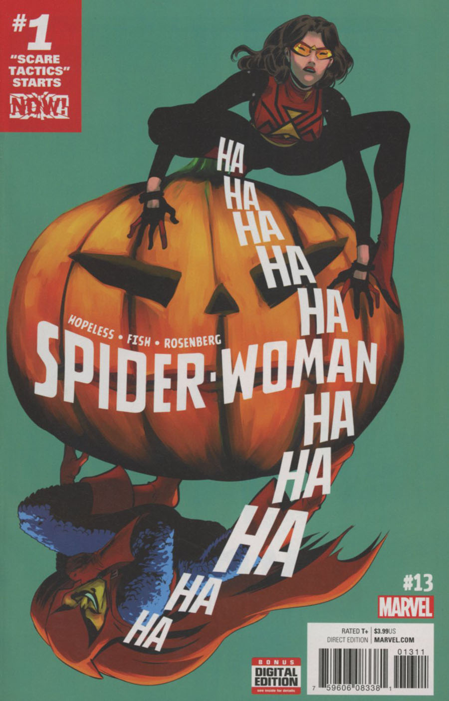 Spider-Woman Vol 6 #13 Cover A Regular Javier Rodriguez Cover (Marvel Now Tie-In)