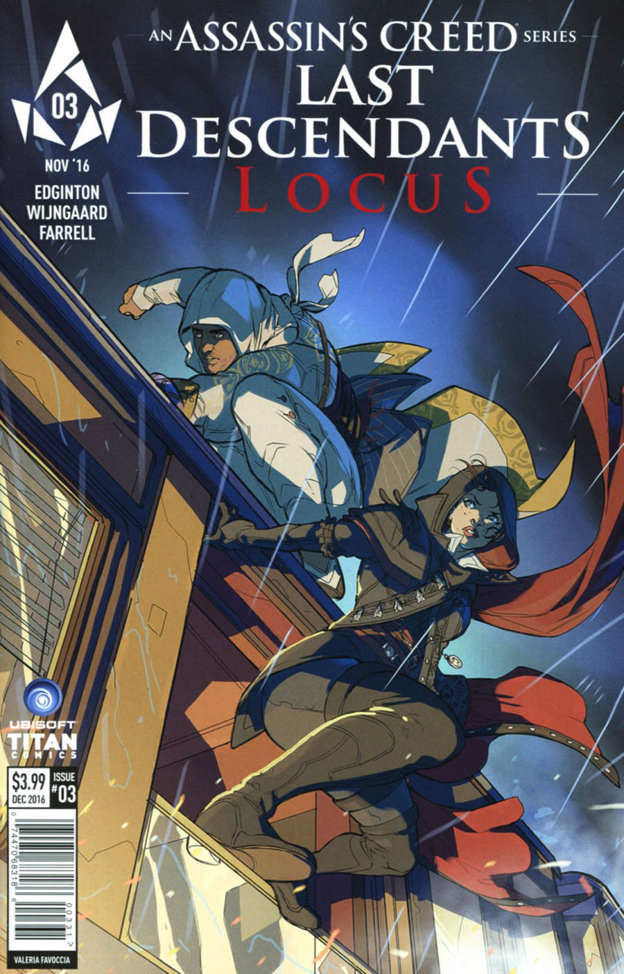 Assassins Creed Locus #3 Cover C Variant Valeria Favoccia Cover