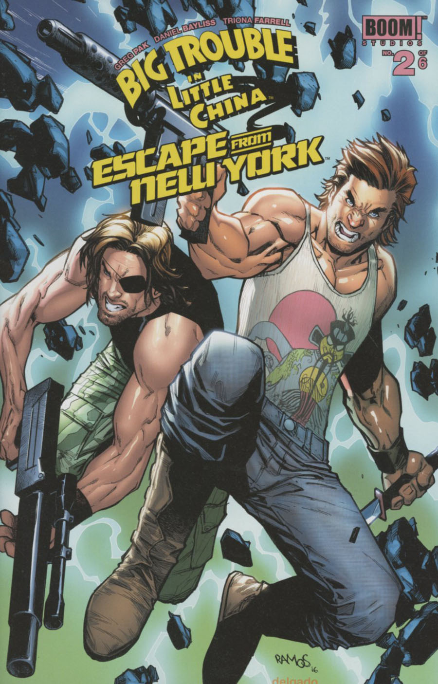 Big Trouble In Little China Escape From New York #2 Cover B Variant Humberto Ramos Subscription Cover