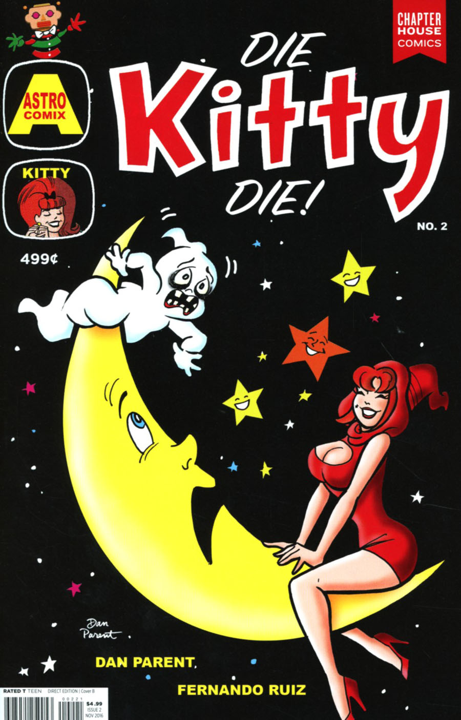 Die Kitty Die #2 Cover B Variant Dan Parent Cover