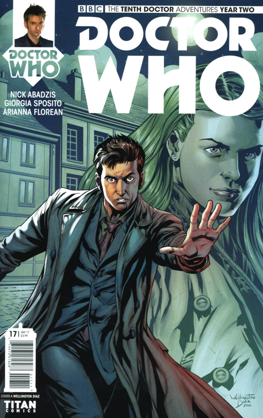 Doctor Who 10th Doctor Year Two #17 Cover A Regular Wellington Diaz Cover
