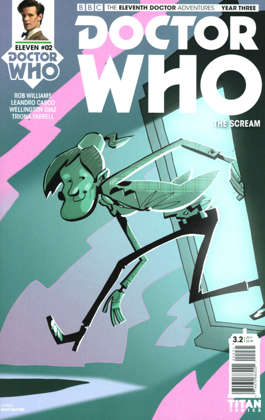 Doctor Who 11th Doctor Year Three #2 Cover C Variant Matt Baxter Cover