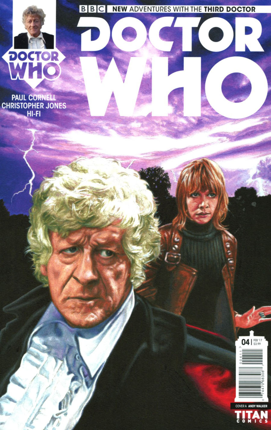 Doctor Who 3rd Doctor #4 Cover A Regular Andy Walker Cover