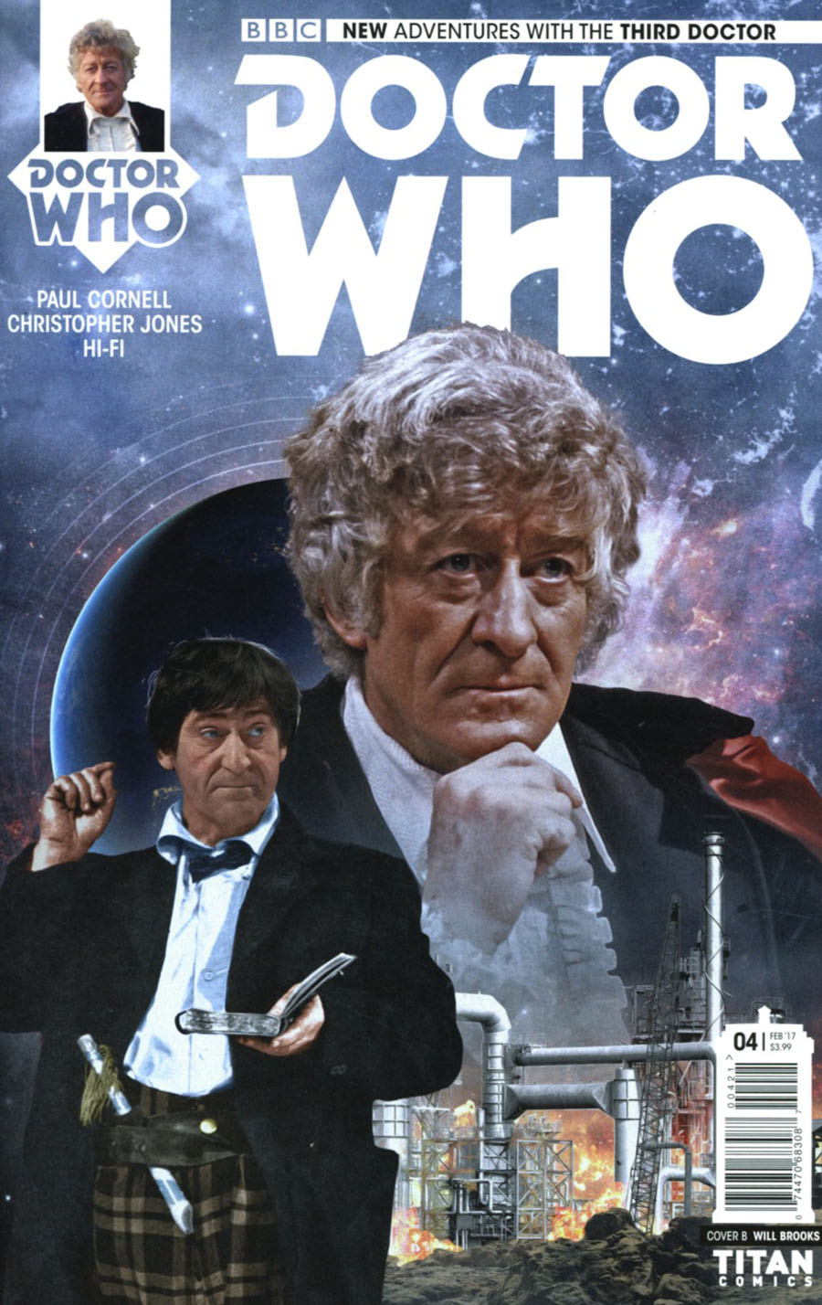 Doctor Who 3rd Doctor #4 Cover B Variant Photo Cover