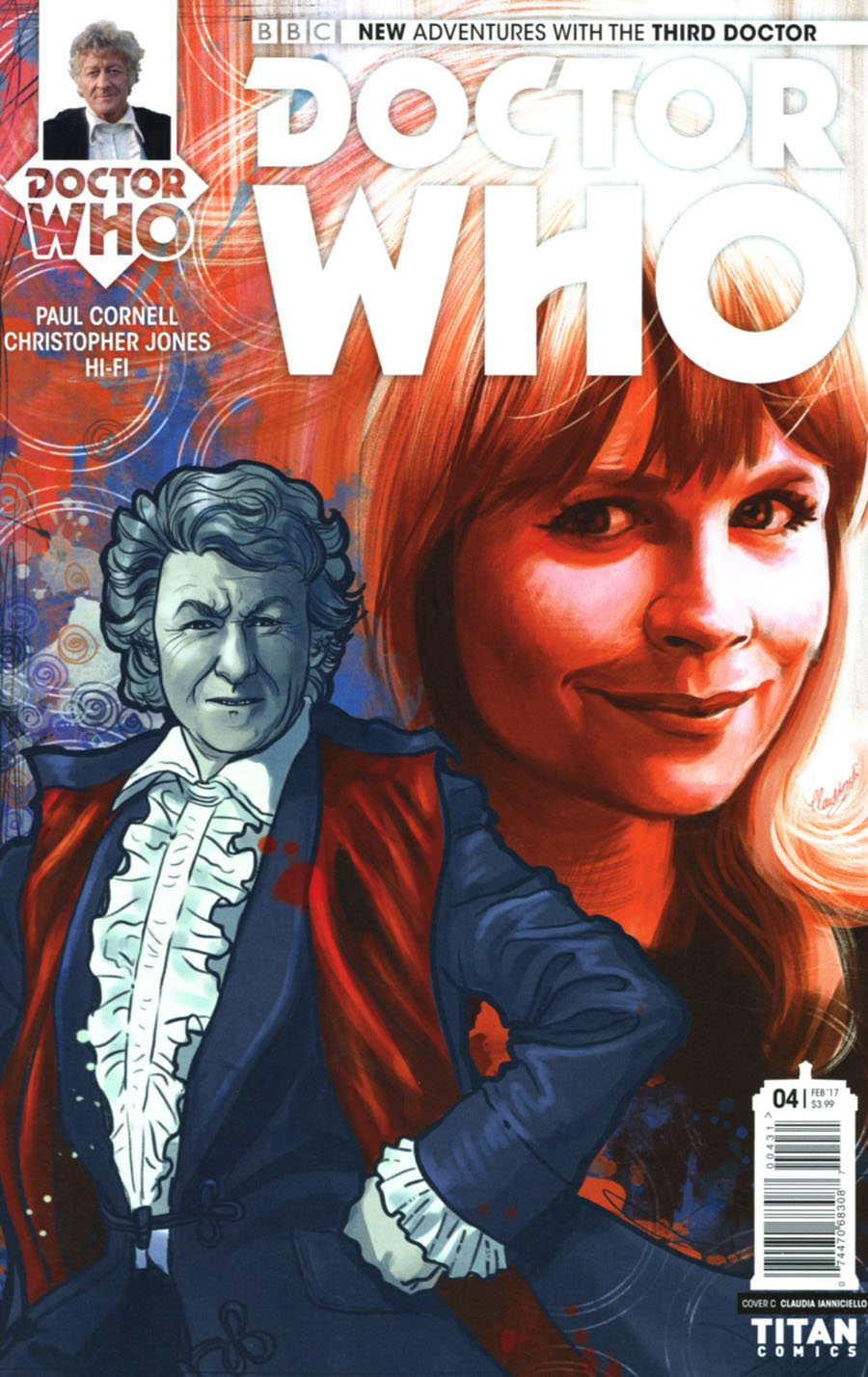 Doctor Who 3rd Doctor #4 Cover C Variant Claudia Ianniciello Cover