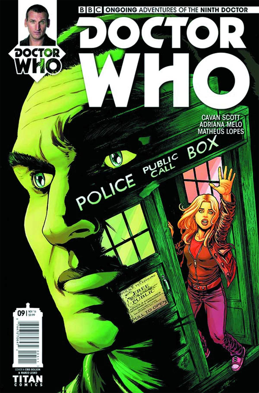 Doctor Who 9th Doctor Vol 2 #9 Cover A Regular Cris Bolson Cover
