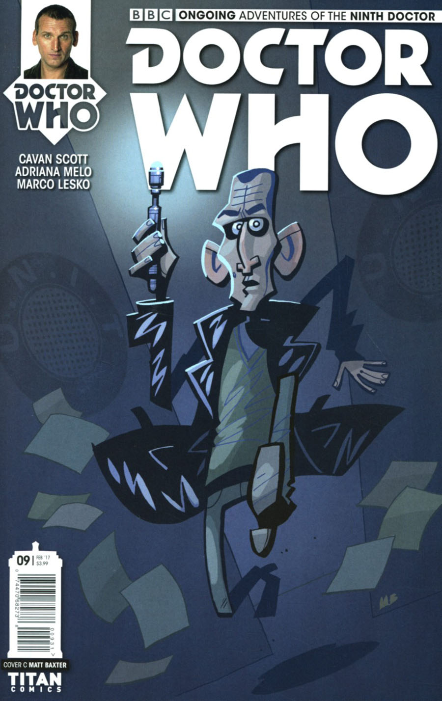 Doctor Who 9th Doctor Vol 2 #9 Cover C Variant Matt Baxter Cover
