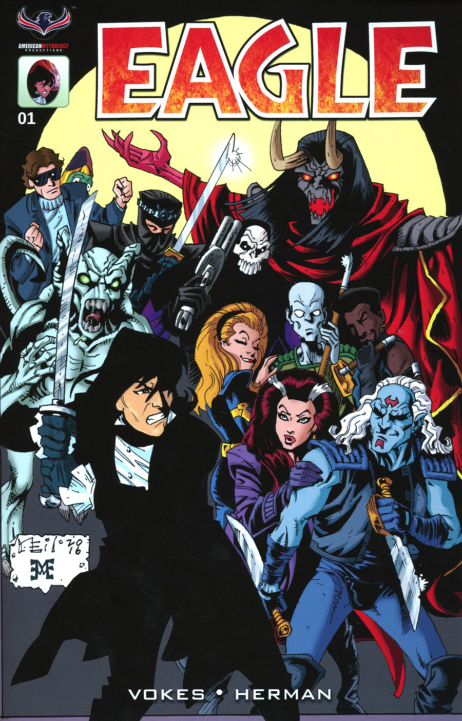 Eagle Resurgent One Shot Cover E Limited Edition Neil Vokes Variant Cover