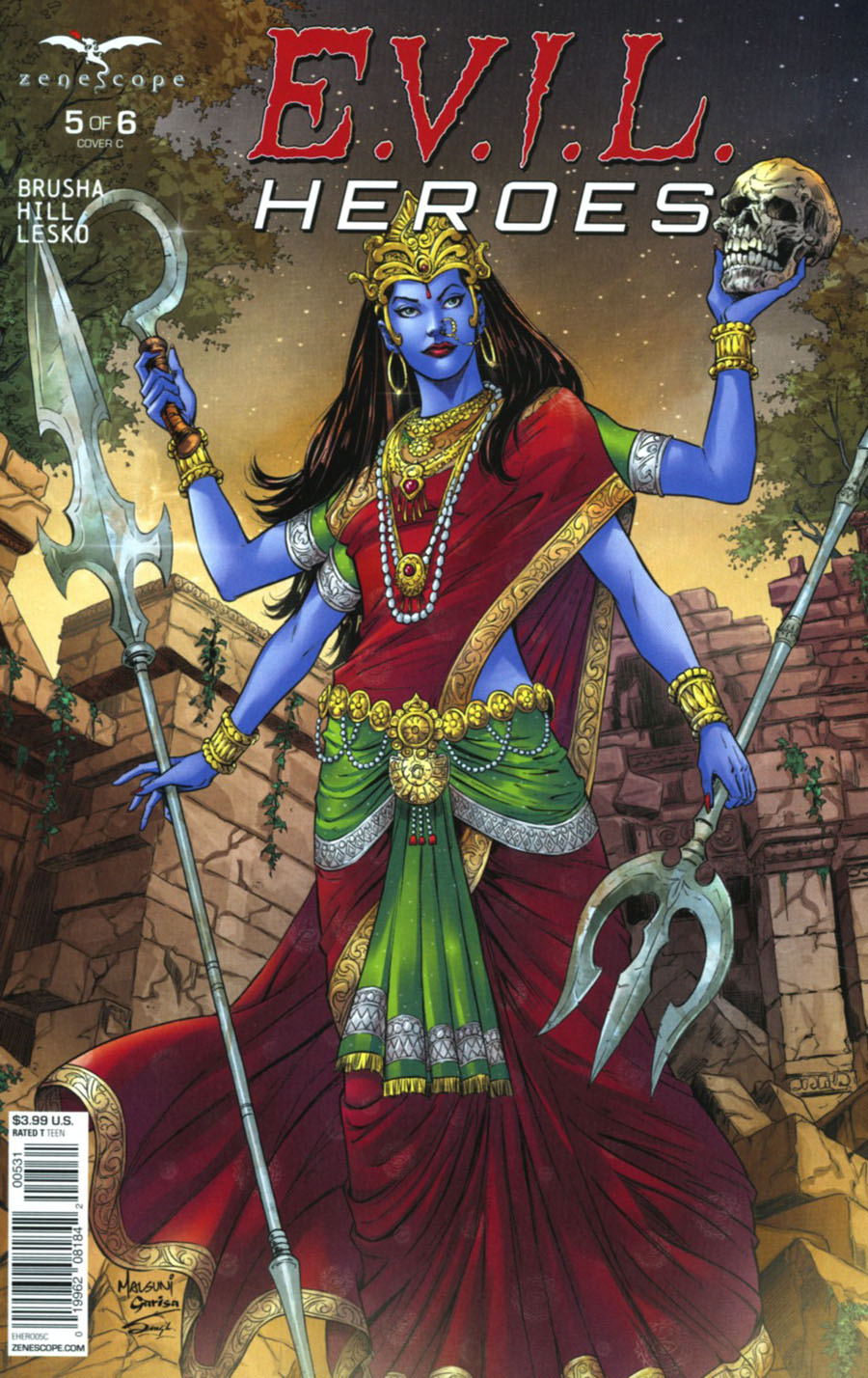 Evil Heroes #5 Cover C Abhishek Malsuni