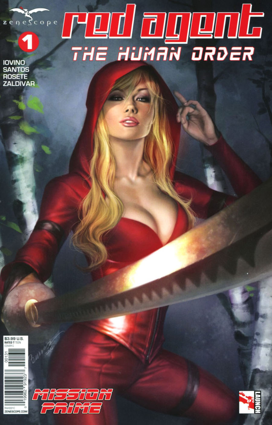 Grimm Fairy Tales Presents Red Agent Human Order #1 Cover C Josh Burns