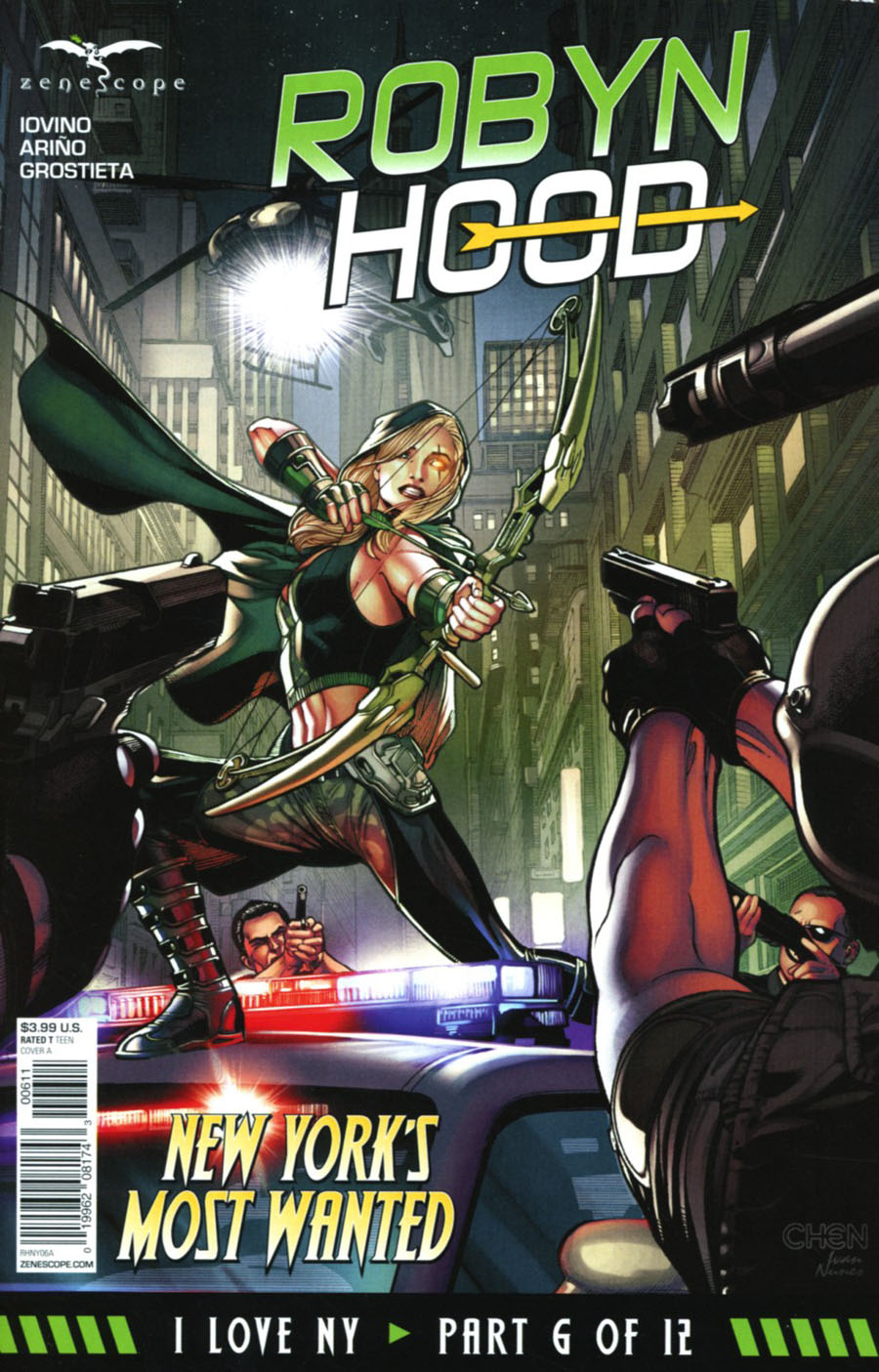 Grimm Fairy Tales Presents Robyn Hood I Love NY #6 Cover A Sean Chen