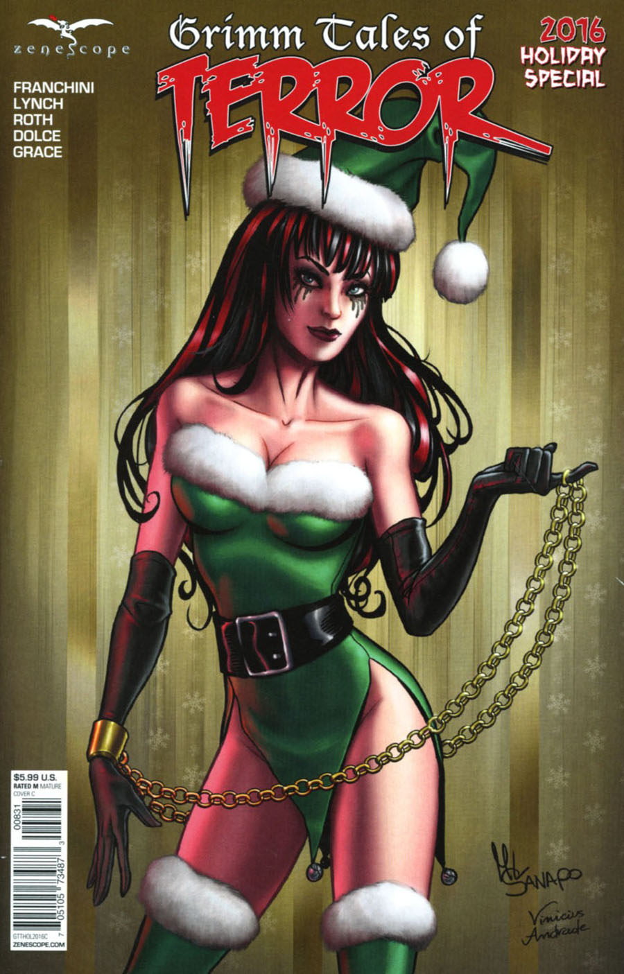 Grimm Fairy Tales Presents Grimm Tales Of Terror Holiday Special 2016 Cover C Maria Laura Sanapo