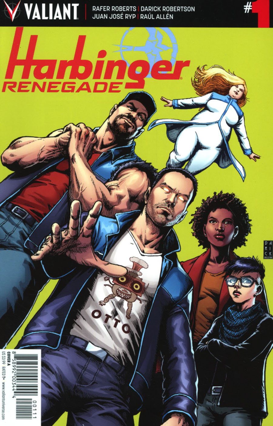 Harbinger Renegade #1 Cover A 1st Ptg Regular Darick Robertson Cover