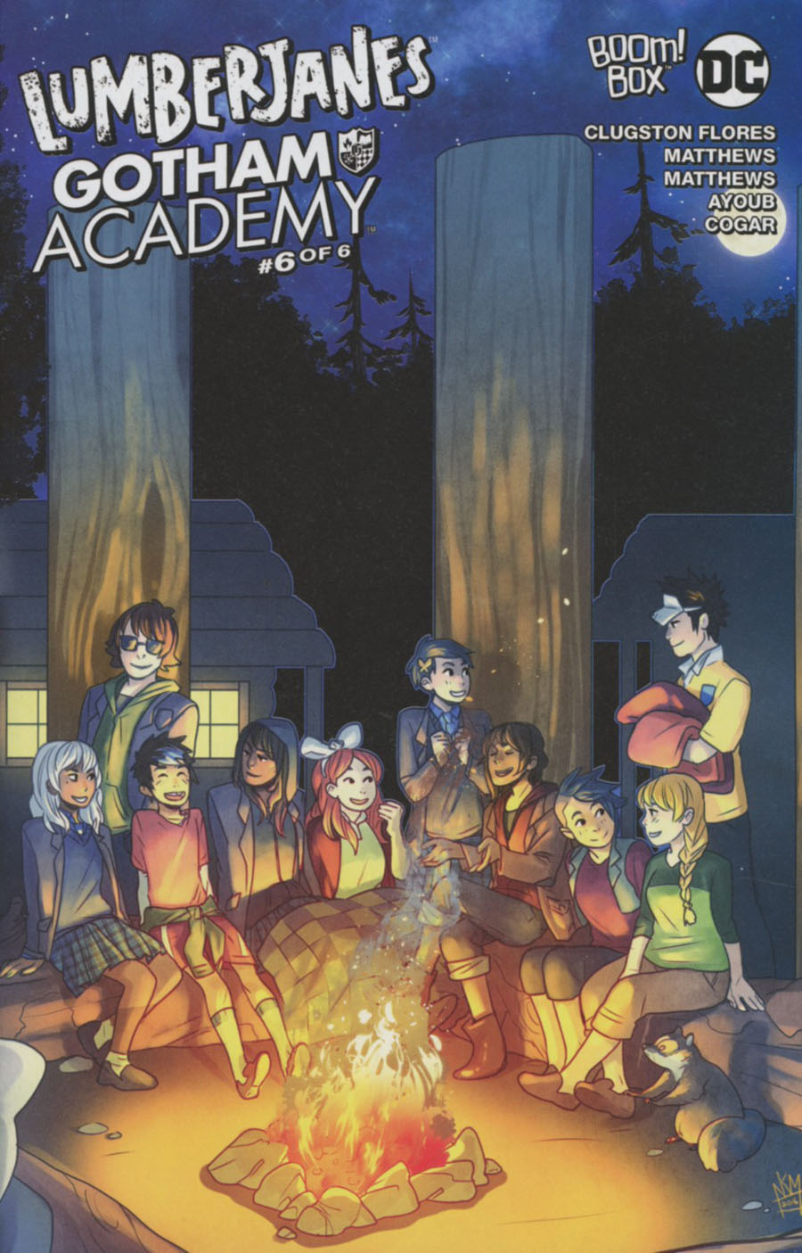 Lumberjanes Gotham Academy #6 Cover B Variant Kelly Matthews & Nichole Matthews Subscription Cover